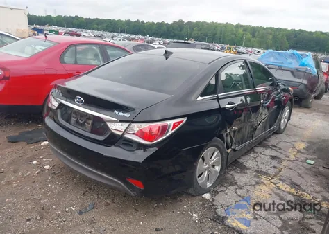 2014 Hyundai Sonata Hybrid z USA, uszkodzony, nr VIN KMHEC4A45EA114823